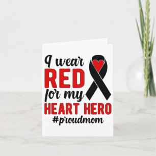 Ich trage Red Proud Chd Kriegerin Mutter Kind Bewu Karte