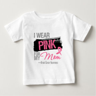 Ich trage rosa Band für meinen Mamma-Brustkrebs Baby T-shirt
