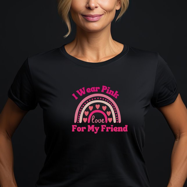 Ich trage rosa Brustkrebs-Bewusstsein T-Shirt (Von Creator hochgeladen)