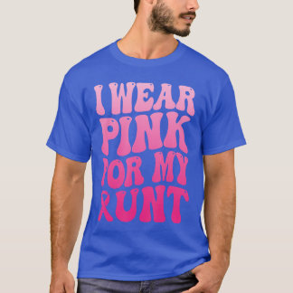 Ich trage Rosa für das Unterstützerteam-Band meine T-Shirt