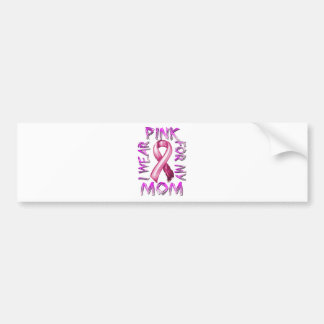 Ich trage Rosa für mein Mom.png Autoaufkleber
