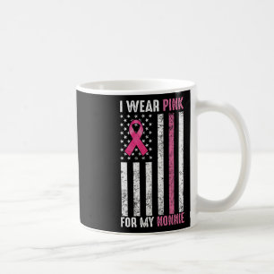 Ich trage Rosa für mein nonnie-rosa Brustkrebs-Awa Kaffeetasse
