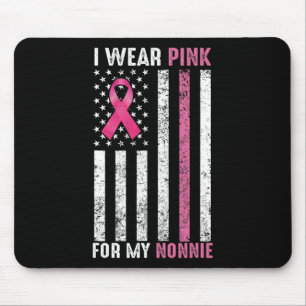 Ich trage Rosa für mein nonnie-rosa Brustkrebs-Awa Mousepad
