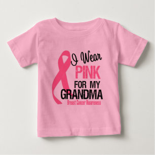 Ich trage Rosa für mein Oma Baby T-shirt