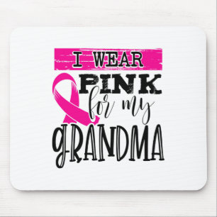 Ich trage Rosa für mein Oma - Brustkrebs-Bewusstse Mousepad
