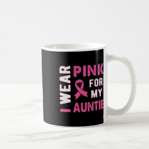 Ich trage Rosa für mein untie Brustkrebs Bewusstse Kaffeetasse