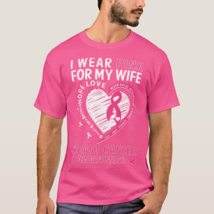 Ich trage Rosa für meine Ehefrau T-Shirt