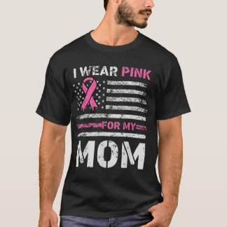 Ich trage Rosa für meine Mama Amerika - die Flagge T-Shirt