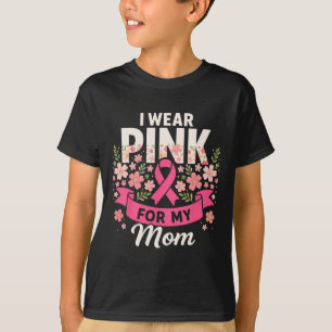 Ich trage Rosa für meine Mama Blumenpinsel, Bauchb T-Shirt
