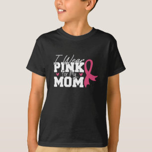 Ich trage Rosa für meine Mama Brustkrebs-Bewusstse T-Shirt