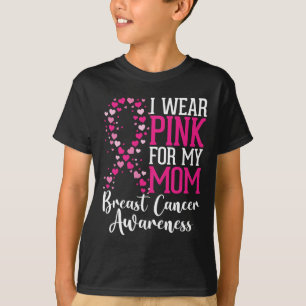 Ich trage Rosa für meine Mama Brustkrebs-Bewusstse T-Shirt
