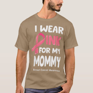 Ich trage Rosa für meine Mama, Brustkrebsmomie t l T-Shirt
