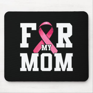 Ich trage Rosa für meine Mama rosa Ribbon Brustkre Mousepad