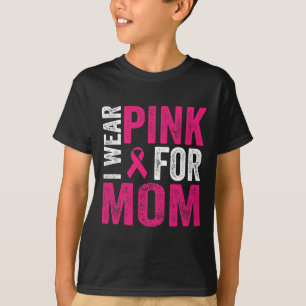 Ich trage Rosa für meine Mama rosa Ribbon Brustkre T-Shirt