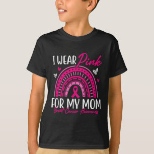 Ich trage Rosa für meine Mama rosa Ribbon Brustkre T-Shirt