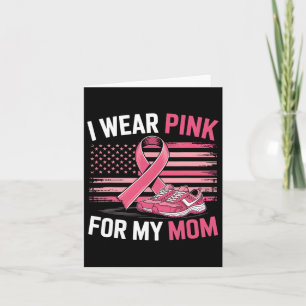 Ich trage Rosa für meine Mama Sneakers Usa Flag Ki Karte