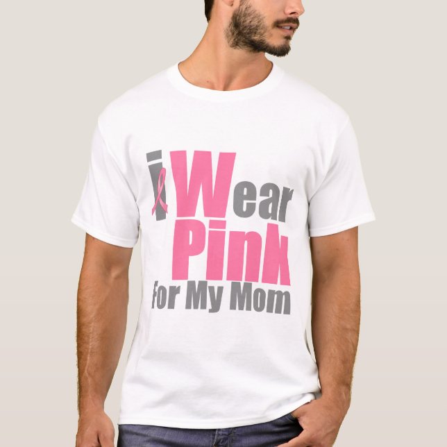 Ich trage Rosa für meine Mamma T-Shirt (Vorderseite)