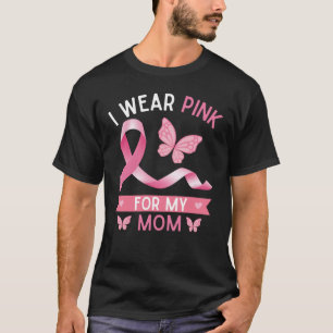 Ich trage Rosa für meine Mutter, Brustkrebs-Bewus T-Shirt