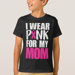 Ich trage Rosa für meine Mutter Brustkrebs-Bewusst T-Shirt