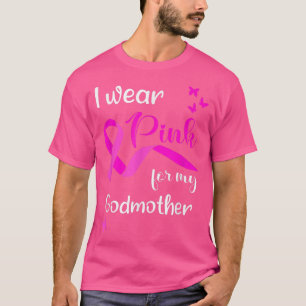 Ich trage Rosa für meine Mutter für die Brustkrebs T-Shirt