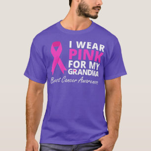Ich trage Rosa für meine Oma Band Familienliebe T-Shirt