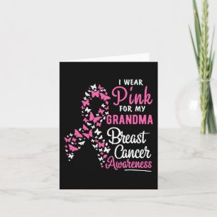 Ich trage Rosa für meine Oma-Brustkrebs-Ente Karte