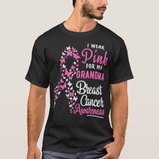 Ich trage Rosa für meine Oma-Brustkrebs-Ente T-Shirt