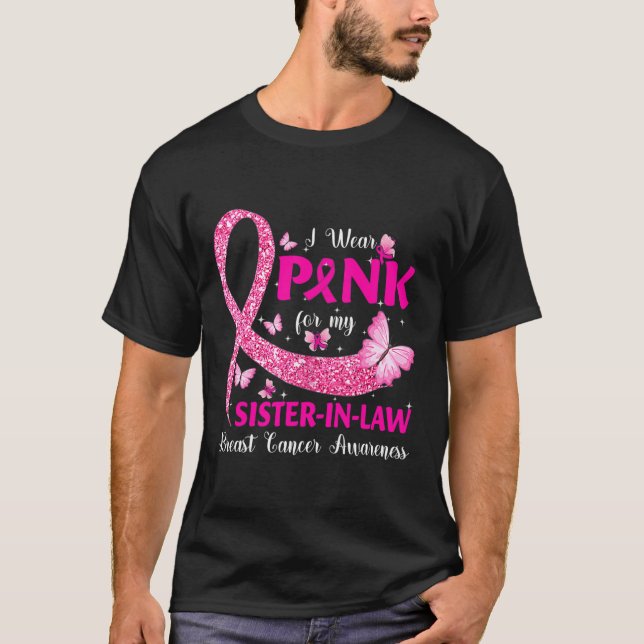 Ich trage Rosa für meine Schwiegermutter Awa T-Shirt (Vorderseite)