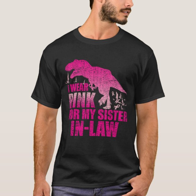Ich trage Rosa für meine Schwiegermutter Awa T-Shirt (Vorderseite)