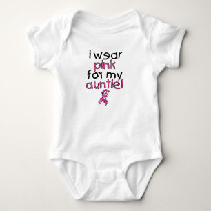 Ich trage Rosa für meine Tante ($18,95) Baby Strampler
