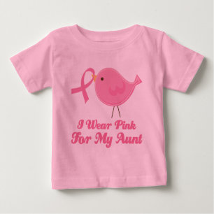 Ich trage Rosa für meine Tante Baby T-shirt