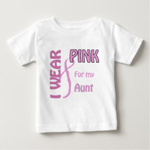 Ich trage Rosa für meine Tante Baby T-shirt