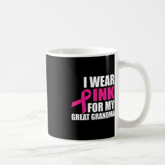 Ich trage Rosa für meinen großen Oma-Brustkrebs Kaffeetasse