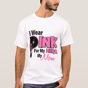 Ich trage Rosa für meinen Mama 19 BRUSTKREBS T-Shirt