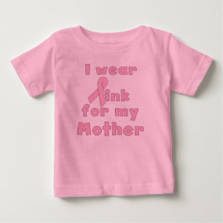 Ich trage Rosa für meinen Mutter-Säuglings-T - Baby T-shirt
