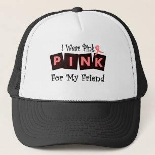 Ich trage Rosa für meinen Truckerkappe