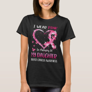 Ich trage Rosa im Gedächtnis an den Brustkrebs mei T-Shirt