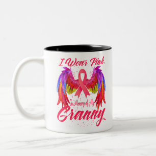 Ich trage Rosa im Gedächtnis an meinen großen Brus Zweifarbige Tasse