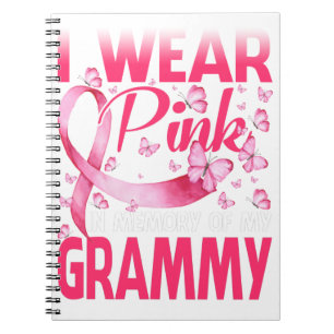 Ich trage Rosa in Erinnerung an meinen Grammy Notizblock