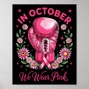 Ich trage rosa wegen Brustkrebserkrankung _2 Poster