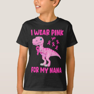 Ich trage Rosa wegen meiner Brustkrebserkrankung i T-Shirt