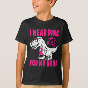 Ich trage Rosa wegen meiner Brustkrebserkrankung i T-Shirt