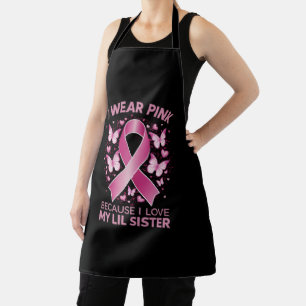 Ich trage Rosa wegen meiner lustenlosen Brustkrebs Schürze
