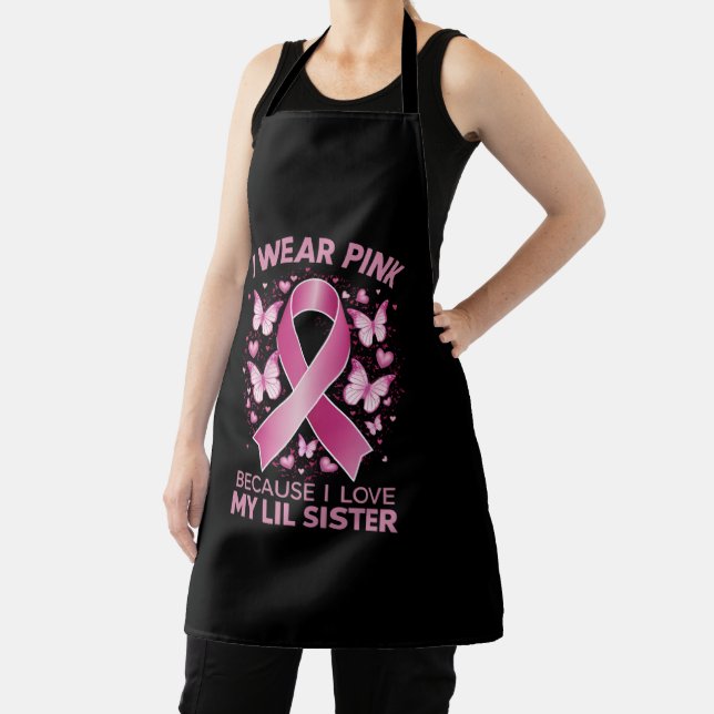 Ich trage Rosa wegen meiner lustenlosen Brustkrebs Schürze (InSitu)