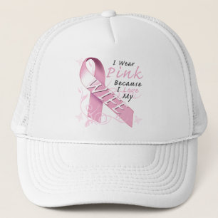 Ich trage rosa weil i-Liebe meine Ehefrau Truckerkappe