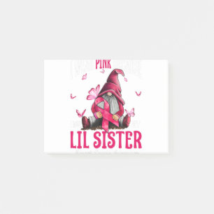 Ich trage Rosa, weil ich meine kleine Schwester Kr Post-it Klebezettel