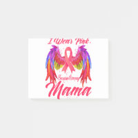 Ich trage Rosa, weil ich meine Mama Wings Brust Li
