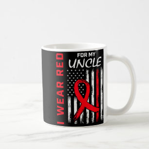 Ich trage Rot für das Bewusstsein für Herzkrankhei Kaffeetasse