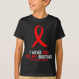 Ich trage Rot für das Bewusstsein für Herzkrankhei T-Shirt