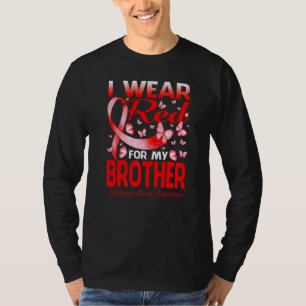 Ich trage Rot für meine Brüder Substanz Missbrauch T-Shirt